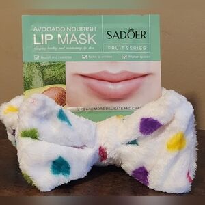 SPA HEADBAND/LIP MASK SET